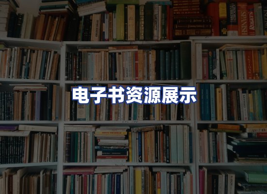 电子书资源展示